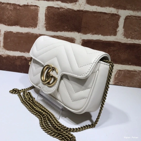 Hyper Peter Gucci bag-16.5*10*5cm GG belt Marmont 0714